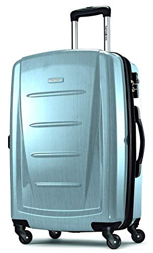 Samsonite Winfield 2 Hardside Luggage with Spinner Wheels, Ice Blue, Checked-Large 28-Inch