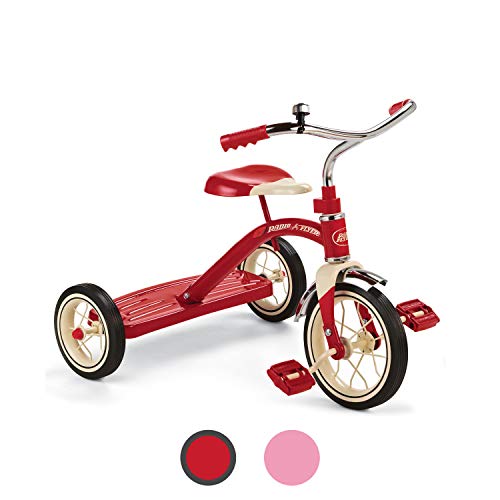 Radio Flyer Classic Red 10' Tricycle for Toddlers Ages 2-4, Toddler Bike