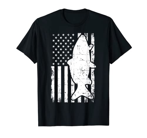 Carp fishing USA flag T-Shirt