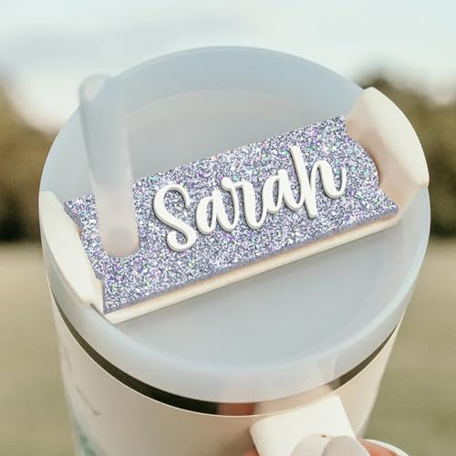 Personalized Name Tag For Stanley Cup 30 40 oz, personalized stanley name plate, stanley cup accessories, Tumbler Lid Topper, custom stanley name plate
