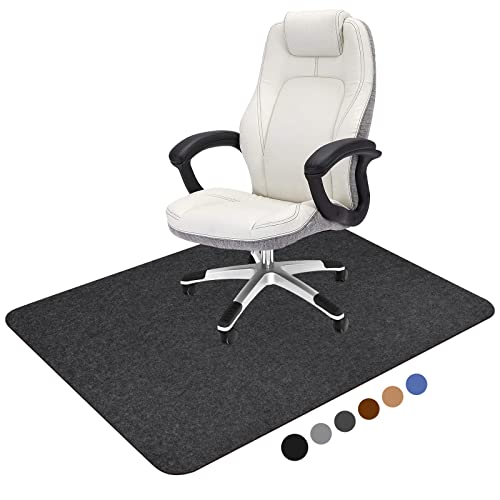 Placoot Office Chair Mat for Hardwood Floor, 55'x35' Computer Chair Mat, Desk Chair Mat, Large Anti-Slip Floor Protector for Home Office