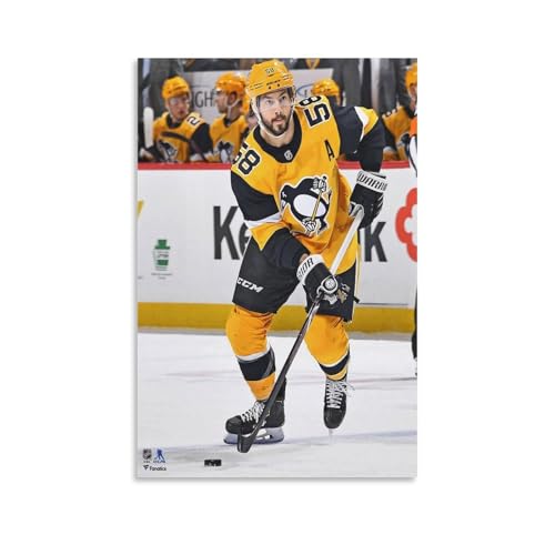 FAMENGLI Kris Letang HD Print Ice Hockey Player Sports Player Posters And Prints on Canvas for Home Decor Wall Art 12x18inch(30x45cm)