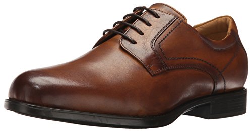 Florsheim mens Medfield Plain Toe Oxford Dress Shoe, Cognac, 9.5 US