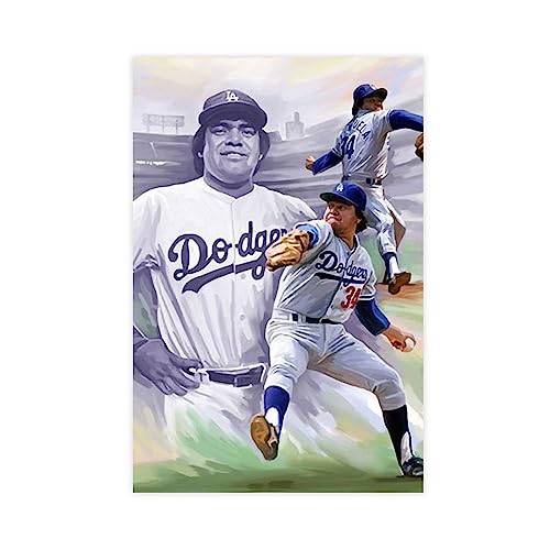 Fernando Valenzuela Baseball Playe29 Canvas Poster Bedroom Decor Sports Landscape Office Room Decor Gift Unframe:12x18inch(30x45cm)