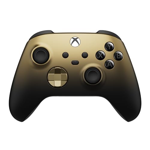 Xbox Special Edition Wireless Gaming Controller – Gold Shadow – Xbox Series X|S, Xbox One, Windows PC, Android, and iOS