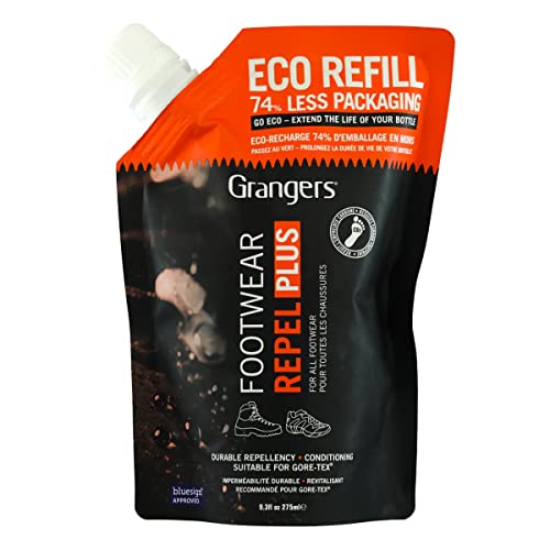 Grangers Footwear Repel Plus Eco Refill, 9.3 fl oz Pouch