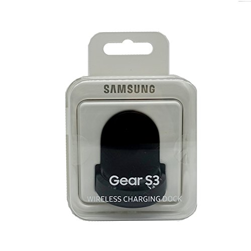 SAMSUNG Genuine OEM Original Wireless Charging Dock Cradle Charger Ep-YO760 for Gear S3 Classic (Sm-R770) and Gear S3 Frontier (Sm-R760, Sm-R765)