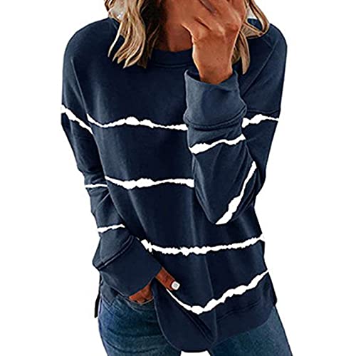 Discount - Low To High Womens Hoodies Pullover Womens Clothes Fall 2023 Pullover Fall Shirts for Women Today's Deals Blue 2XL