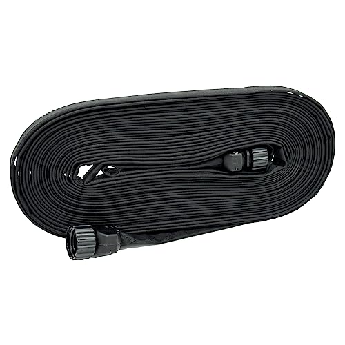 Rocky Mountain Goods Soaker Hose Flat 50 ft - Heavy Duty Double Layer Design - Saves 70% Water - Consistent Drip Throughout Hose - Leakproof Guarantee - Garden/Vegetable Safe