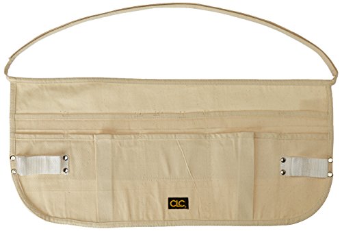 CLC Custom Leathercraft C14 Canvas Waist Apron, 12 Pocket, Beige