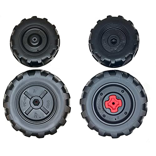 Peg Perego Ground Force/Ground Loader Front and Rear Wheel Pack, Black