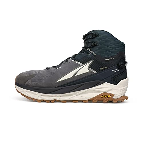 ALTRA Men's AL0A7R6Q Olympus 5 Mid GTX Trail Running Shoe, Black/Gray - 11.5 M US