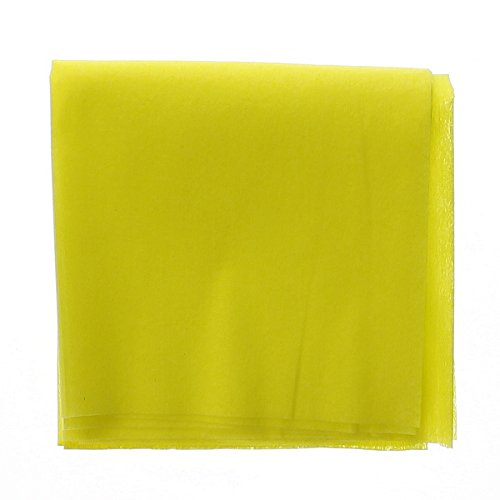 SOS Supply 24' x 24' Nonwoven Treated Yellow Dust Cloths (Pack of 50)