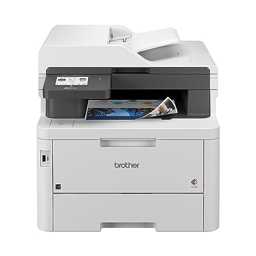Brother MFC-L3780CDW Wireless Digital Color All-in-One Printer with Laser Quality Output, Single Pass Duplex Copy & Scan | Includes 4 Month Refresh Subscription Trial ¹ Amazon Dash Replenishment Ready