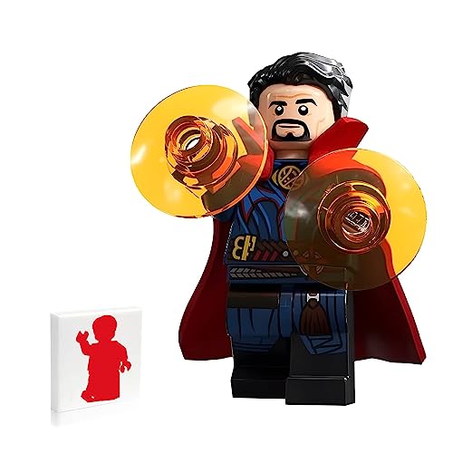 LEGO Marvel Super Heroes Doctor Strange in The Multiverse of Madness Minifigure - Doctor Strange (with Cape and Portal Discs) 76218