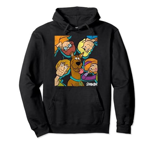 Scooby Doo Gang Close Up Poster Pullover Hoodie