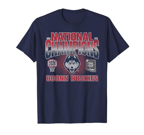 Connecticut Huskies National Champs 2024 Basketball Vintage T-Shirt