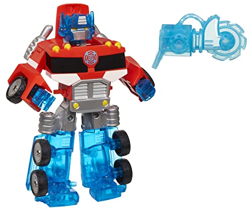 Transformers Rescue Bots Energize Optimus Prime Action Figure, 7-Inch Scale, Kids Easter Toys, Gifts, or Basket Stuffers, Ages 3+ (Amazon Exclusive)