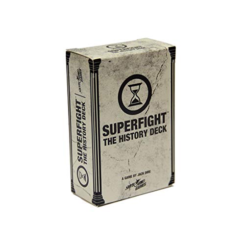 Superfight History Deck: 100 Historical Themed Cards for The Game of Absurd Arguments |Family Friendly Game of Super Powers & Super Problems, for Kids Teens Adults, 3 or More Players, Ages 8+
