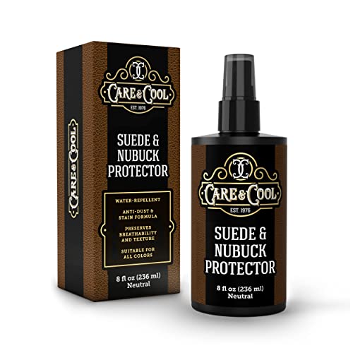 Care & Cool Maximum Protection for Your Suede and Nubuck (8 oz). Waterproofing, Dust and Stain Repellent Formula for your Shoes, Boots, Bags and Jackets. Setting the Standards Since 1976.