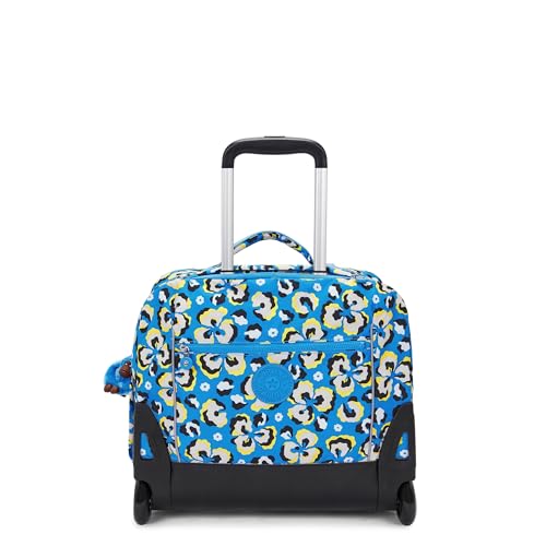 Kipling Giorno, Large Wheeled Backpack with Laptop Compartment, Lightweight, 38 cm, 25 L, 2.44 kg, Leopard Floral, One Size