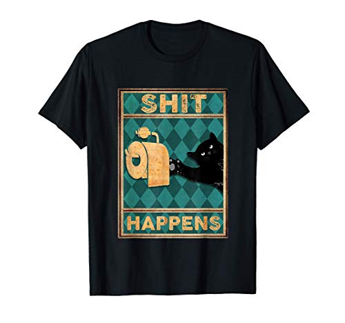 Shit Happens Cat T-Shirt