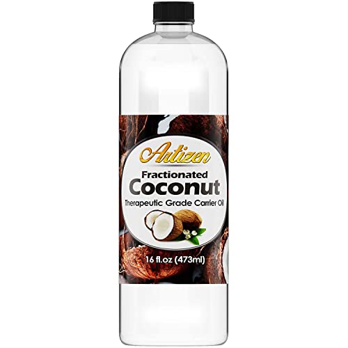 Artizen - Fractionated Coconut Oil (Bulk 16oz) Pure Carrier Oil Natural for Essential Oils, Cold Pressed