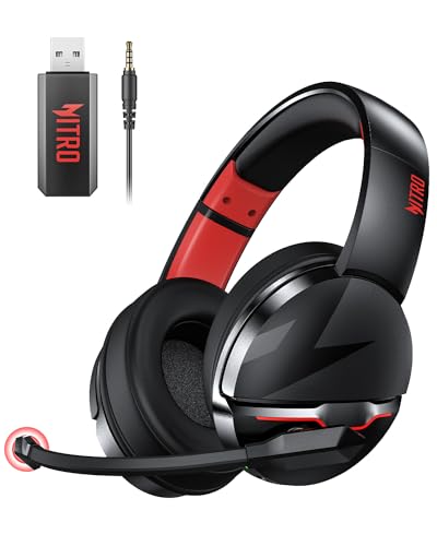 acer K2 Pro Wireless Gaming Headset- Immersive 1.96' Driver Sound, Advanced Noise-Cancelling Mic, Epic 100H Playtime, Seamless PC, PS5, Xbox Integration, Ideal for Gaming, Office, Music Lovers-BR