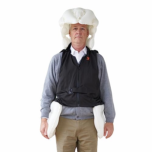 S-AIRBAG Unisex Elderly Anti Fall Airbag Vest Wearable Airbag Smart Vest for Seniors 0.08s Pop Up Protection for Elderly, Intelligent Protective Vest for Elderly, Epileptic, Patients Or Blind Person