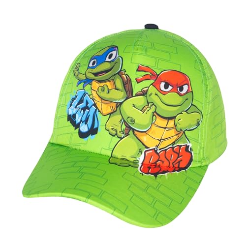 Teenage Mutant Ninja Turtles Baseball Cap, TMNT Baseball Hat for Boys, Ninja Turtles Kid Hat, Adjustable Cotton Hat Green