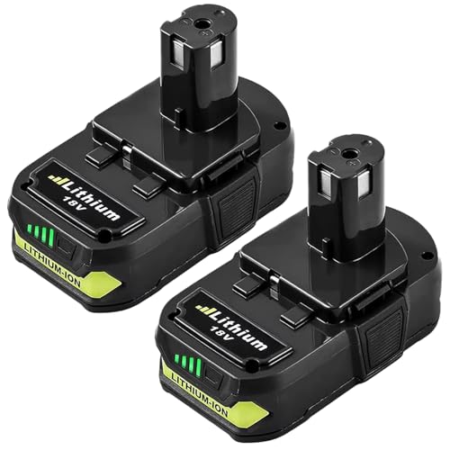 2Pack 3.5Ah 18V Battery Replacement Compatible with Ryobi 18V Battery for Ryobi Battery 18V Battery One Plus for Ryobi Lithium 18V Battery Replacement P102 P103 P104 P105 P107 P108 P109 Cordless Tool
