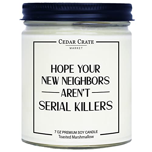 Housewarming Gifts New Home for Women, Men | Unique Decorations | House Warming Gifts 2024 | New Apartment Home Gifts | Funny Housewarming Candle Gifts | Neighbor Gifts | Soy Candle - Made in USA