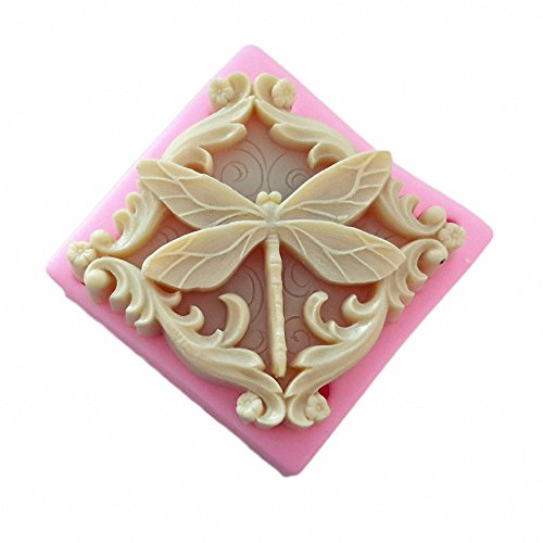 Dragonfly Soap Mold - MoldFun Dragonfly Silicone Mold for Handmade Soaps, Lotion Bars, Bath Bombs, Wax, Crayon, Polymer Clay, Plaster of Paris