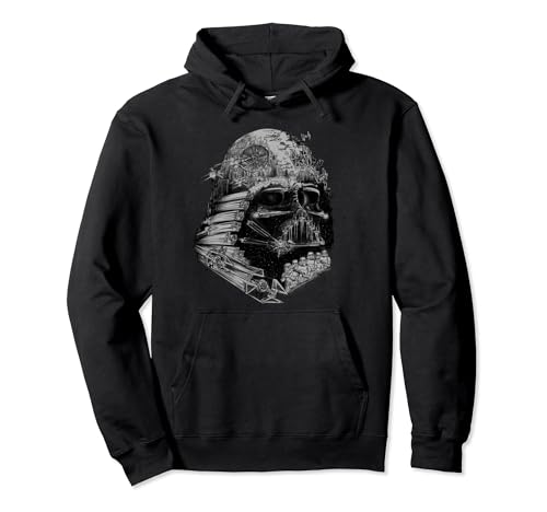 Star Wars Darth Vader Build The Empire Graphic Hoodie Pullover Hoodie