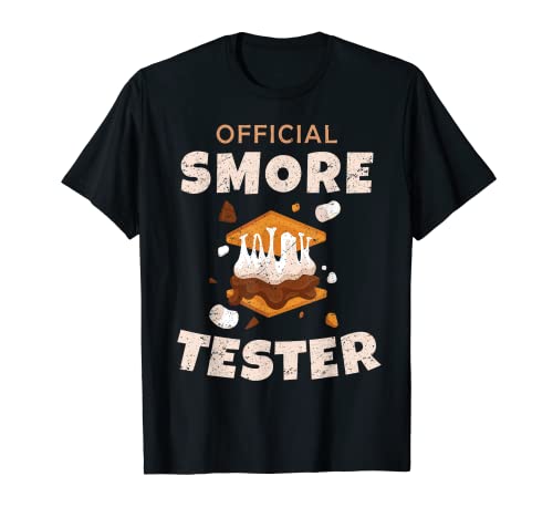 Camping Crew Official Smore Tester Marshmallows S'mores 2024 T-Shirt