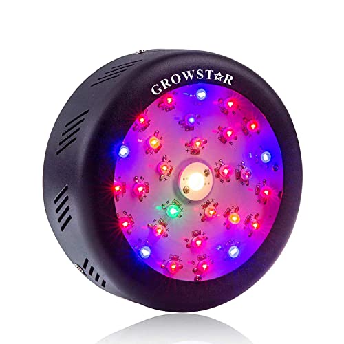 Growstar 150W Led Grow Light, Full Spectrum UV & IR Plant Light with High Par Value COB Grow Light for Indoor Greenhouse Plants Gardening, Flowering