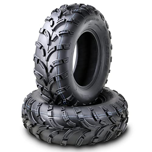 WANDA ATV/UTV Tires 25x8-12 25x8x12 6-Ply Light Mud Tires, Set 2-10243