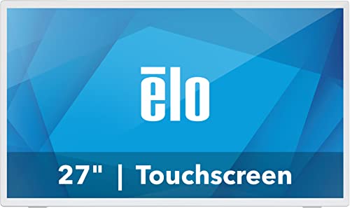 Elo 2770L - 27' Touchscreen Monitor with Anti-Glare Glass - 10 Touch, 1920 x 1080, White