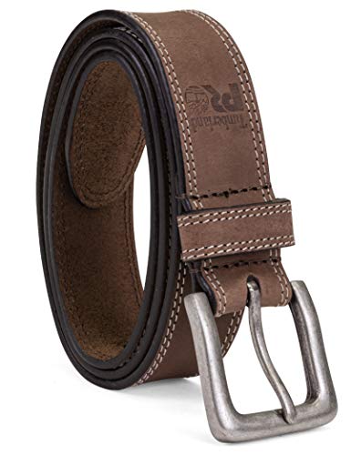 Timberland PRO Men's 38mm Boot Leather Belt, Brown, 36