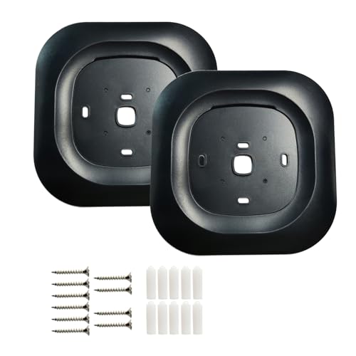 Thermostat Decorative Wall Plate Bracket Black for New 2022 Ecobee Smart Thermostat (2)