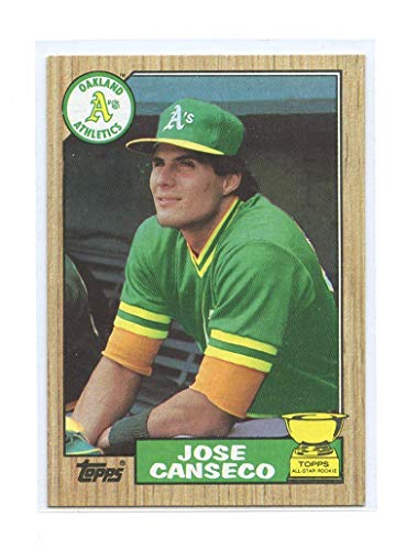 1987 Topps #620 Jose Canseco Oakland Athletics Rookie Card - Near Mint Condition Ships in New Holder