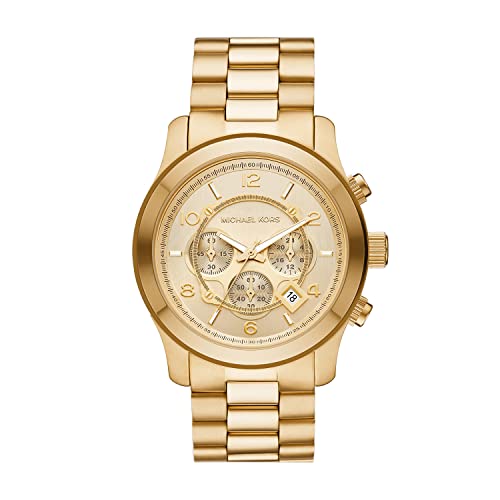 Michael Kors Runway Chronograph Gold-Tone Stainless Steel Men's Watch (Model: MK9074)