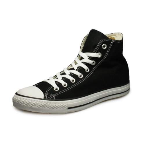 Converse Unisex Chuck Taylor All Star High Top Sneakers Black/White, US Men's 11 / Women's 13