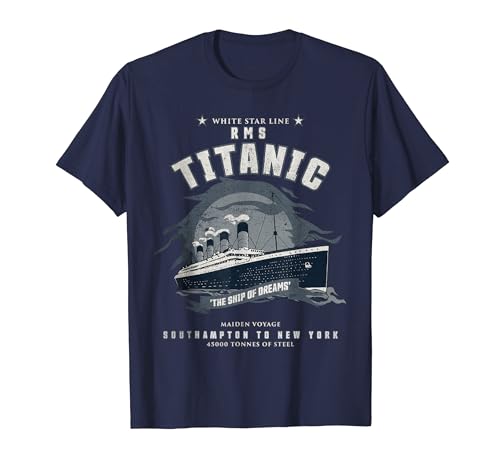 Vintage Titanic Lover Christmas Birthday Gifts T-Shirt