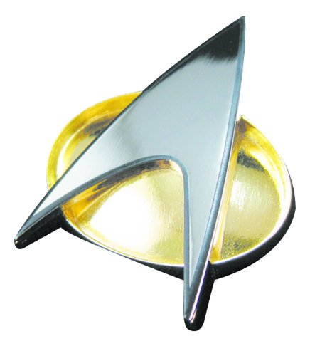 QMX Star Trek The Next Generation Communicator Badge Replica