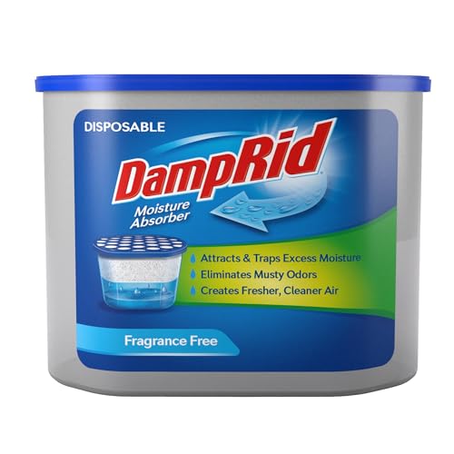 DampRid FG100 Unscented Disposable Moisture Absorber, 10.5-Ounce,White