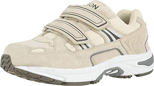 Vionic Women's Walk Tabi Lesiure Shoes - Adjustable Supportive Walking Shoes Include Three-Zone Comfort Orthotic Insole Arch Support, Sneakers for Women, Active Sneakers Cream Suede 9 Medium US