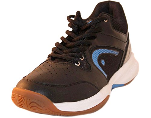 HEAD Men's Sonic 2000 MID Racquetball/Squash Indoor Court Shoes (Non-Marking) (Black/Blue) 8.5 (D) US