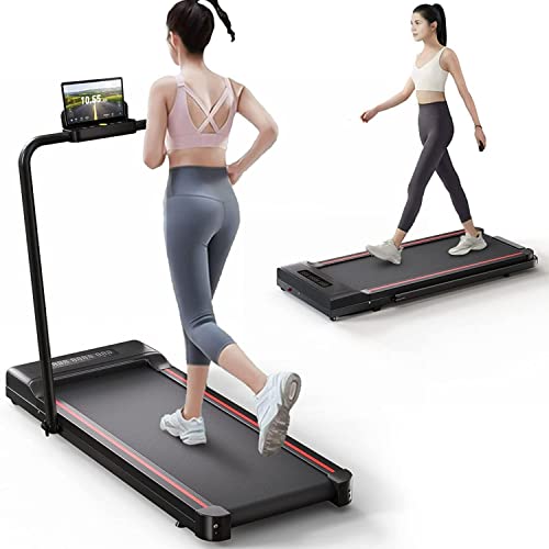 Sperax Treadmill-Walking Pad-Under Desk Treadmill-3 in 1 Folding Treadmill-Treadmills for Home-Black Red