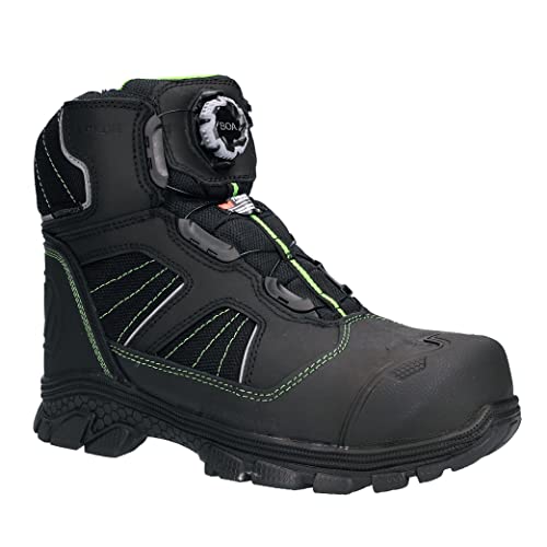 RefrigiWear Mens Extreme Hiker Waterproof Thinsulate Insulated Freezer Boots (Black, Size 10.5 US)